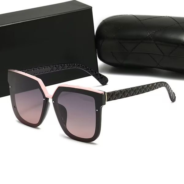 

oversized sunglasses mens designer sunglasses check acetate frame fashion lunette de soleil uvprotection square glasses gradual change color, White;black