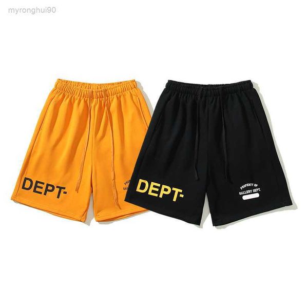 

rhude shorts 2023ss vintage gd summer sports high street loose for men and women designer shortsj4sz, White;black
