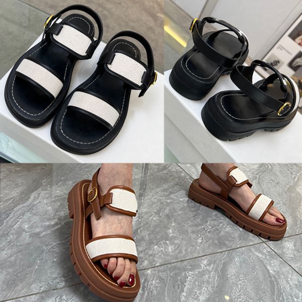 

triomphes sandal in calfskin vegetaln tanning popular womens brand sandals square toe vintage roman sandals beach sandal provide relaxed sty, Black
