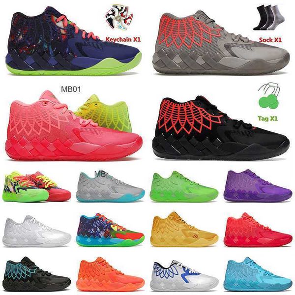 

2023 arrival men basketball shoes sneakers lemelo ball mb.01 for mens women galaxy buzz city rick and morty queen city black blast athletic