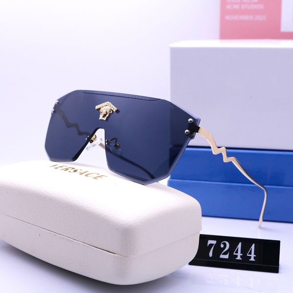 

luxury brands sunglasses for women fashion multicolor classic women mens glasses driving sport shading trend with box, White;black