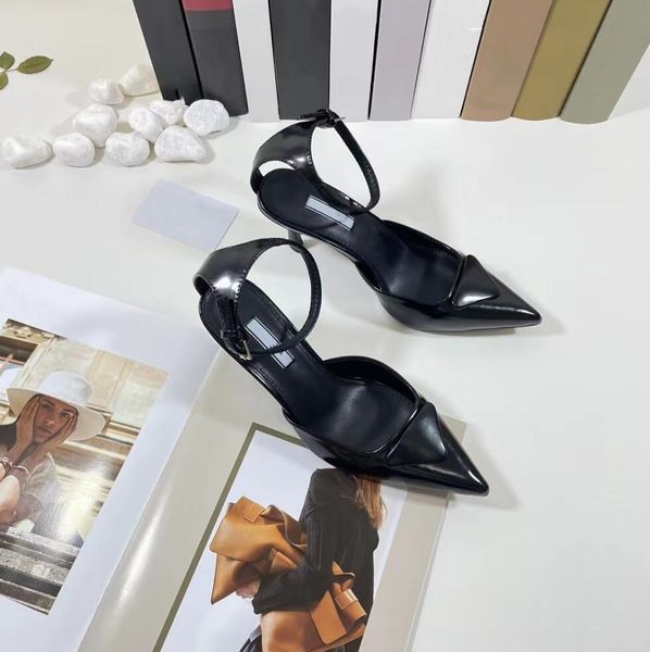 

candy color womens sandal designer shoe low-heeled sandal summer prong fashion high heels shoes luxury brand women wedding party sandals, Black