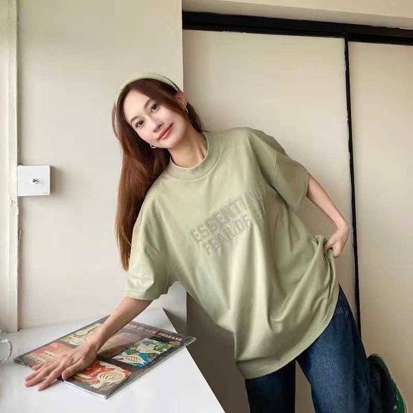 

fog t shirt men's women essentialls designer tees ess tshirts high edition new small fashion couple short sleeve bnly, White;black