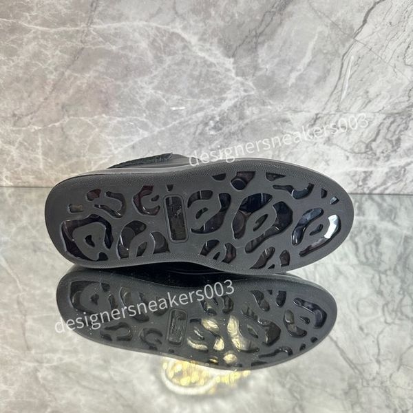 

2023new fashion flowers genuine leather patchwork low trainers sneakers runway platform round lace up mens, Black