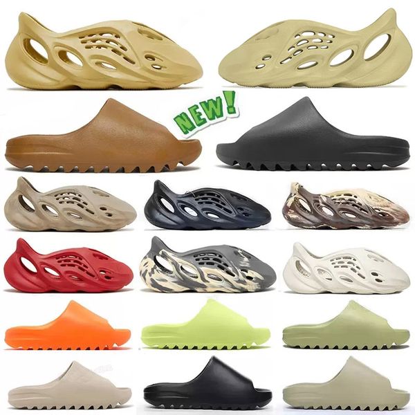 

slippers men designer women summer slippers onyx black earth brown resin slipper mx cream clay ararat mist ochre foam runner sliders carbon