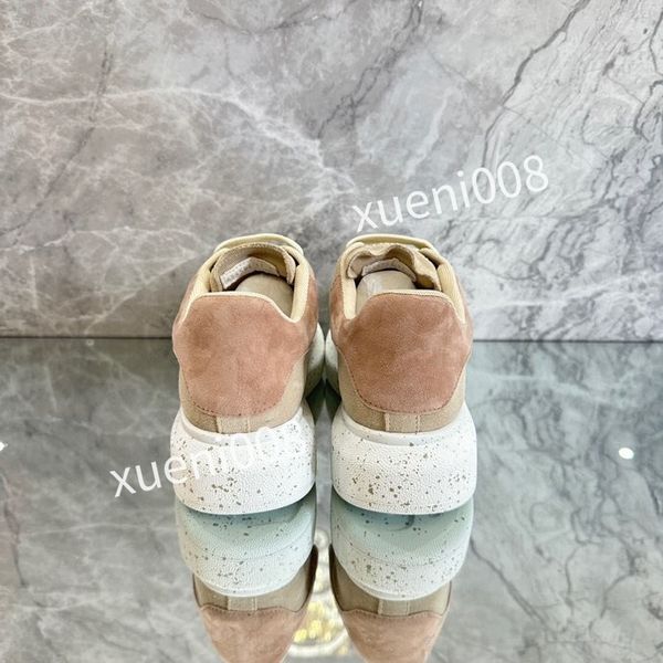 

2023designer casual white shoes sneakers casual shoes sneakers women's flats platform shoes logo white black luxury velvet suede women, Red;white
