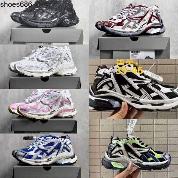 

balencigas expander thick sole dad's shoes are old and tall seven generation couples' casual versatile sports shoes, Black