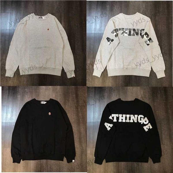 

men's hoodies sweatshirts holly youth solid casual grey long sleeve standing neck collarless pullover with autumn sweater t230328, Black