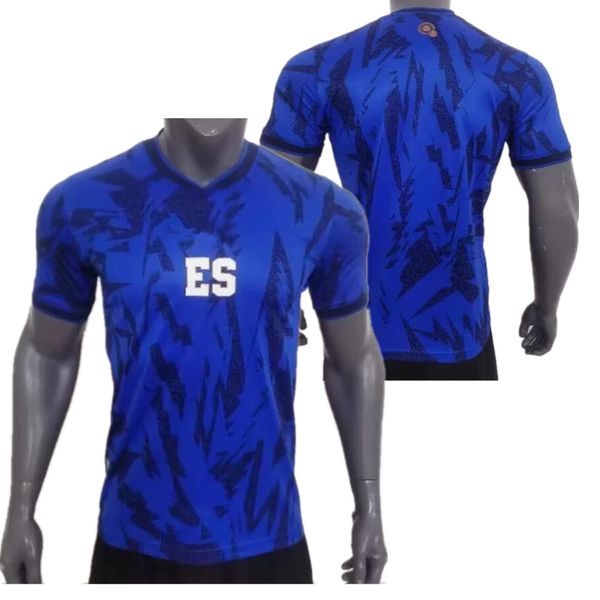 

2023 24 men's tracksuits new el salvador shirt custom away tee, Gray