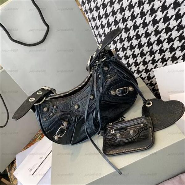 

fashion evening bags 3 pcs set motorcycle bag luxury designer shoulder bags handbags wallet mirror crossbody vintage purse cross body hobo t