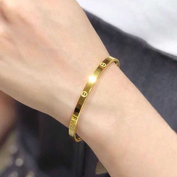 

designer bracelet carti bangle authentic female korean version color bracelet non fading gift for mother's valentine's day wife an, Black