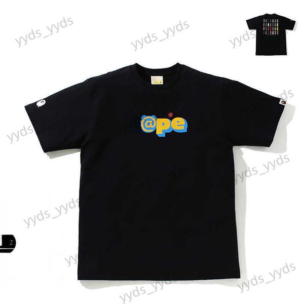 

men's t-shirts short sleeve 3d stereo letter colorful violence bear handsome half sleeve ins couple t-shirt men and women t230328, White;black