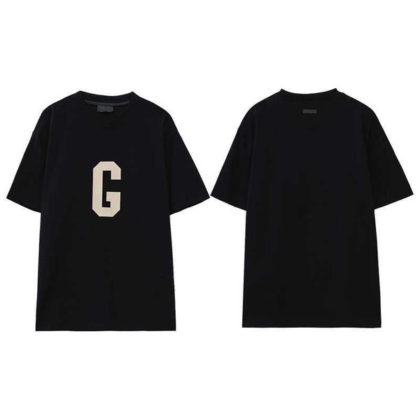 

fog t shirt men's women essentialls designer tees ess tshirts short sleeve quality fg rich high fashion 72jw, White;black