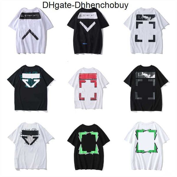 

off men's t-shirts offs summer fashion white and girls dancing oil painting short sleeve t-shirt printed letter the back print, White;black