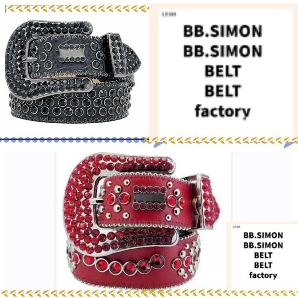 

designer belt bb belt simon mens belt for women shiny diamond belts black on black blue white multicolour with bling rhinestones 89, Silver
