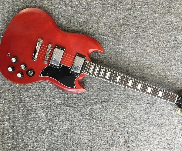 

standard sg electric guitar with devil horns shape fret binding customization of various models