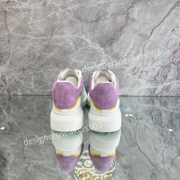 

2023luxury designer women men casual shoes fashion flowers genuine leather patchwork low trainers sneakers runway platform round lace up men, Black