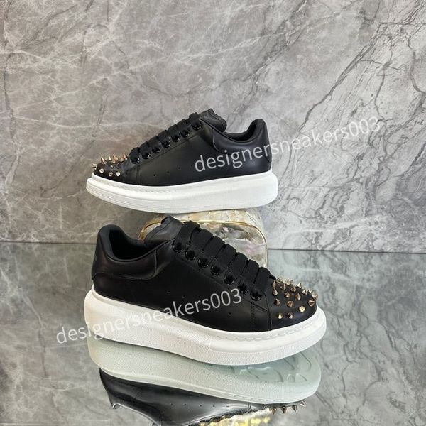 

new designer fashion flowers genuine leather patchwork low trainers sneakers runway platform round lace up mens2023, Black