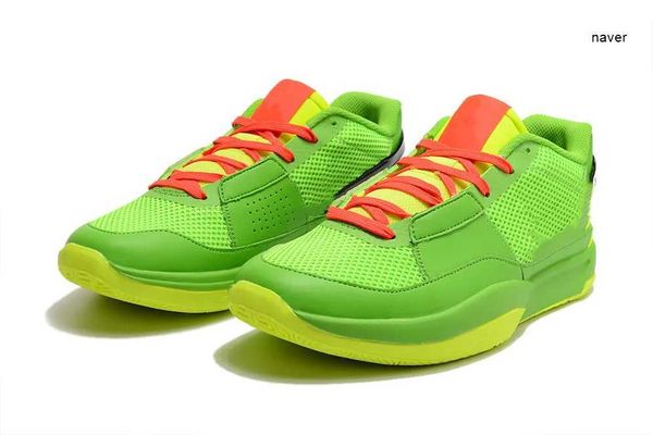 

2023 ja morant 1 grinch shoes first signature scratch men women sneakers for sale day one mismatch midnight phantom love24shoes discount tra, Black