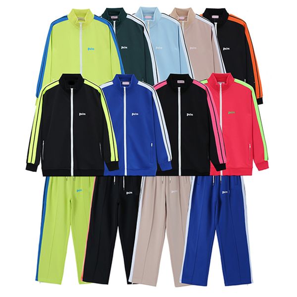 

men's tracksuits hoodies mens womens palms jackets hoody sweatshirts suits mens sets track sweat suit coats designers jogging pants swe, Gray