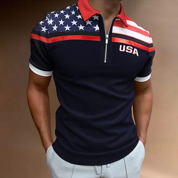 

mens polos summer fashion men shirt stripes short sleeve man breathable slim business turn down collar streetwear 230328, White;black