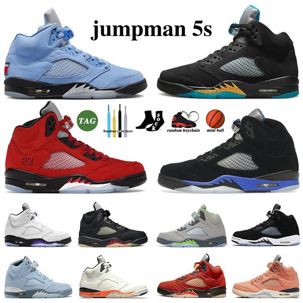 

jumpman 5 5s unc low men basketball shoes racer blue concord aqua raging bull aqua sail fire red green bean oreo pinksicle michigan mens spo