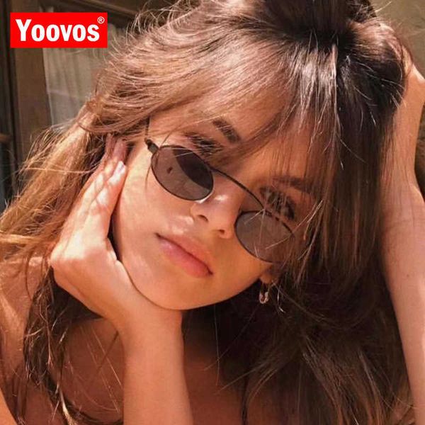 

yoovos 2023 oval sunglasses women round eyewear women/men brand designer glasses women punk mirror gafas de sol para hombre230328