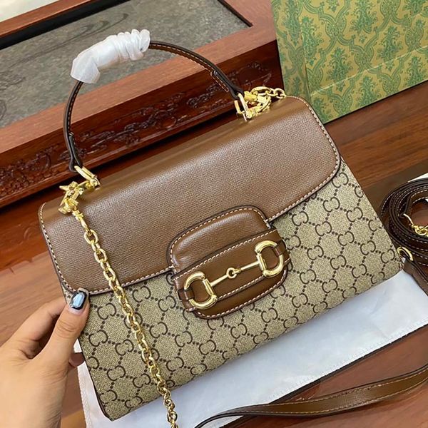 

luxury designer handel 1955 tote bag women shoulder bags genuine leather hardware removable wide strap fashion letters black large capacity