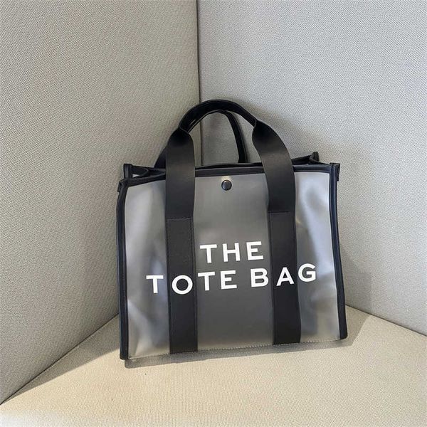 

the tote bag large designer bag women crossbody transparent handbags 2023 ins fashion shoulder messenger bags beach totes purse 230328