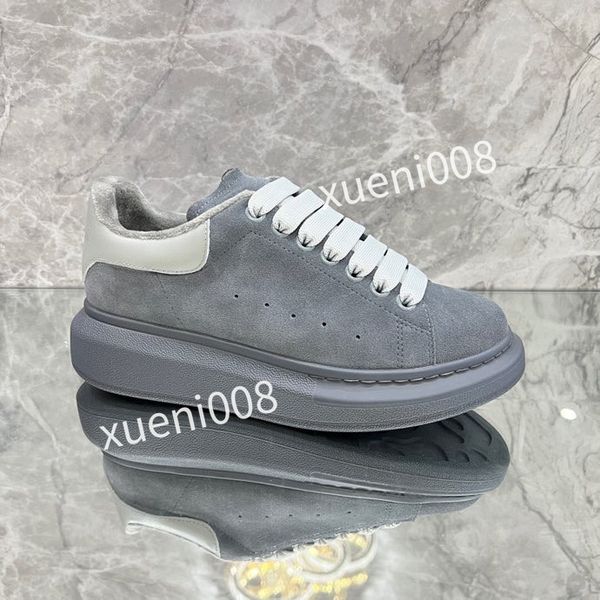 

2023new men sneakers casual shoes sneakers women's platform shoes black velvet suede womens lace up men, Red;white