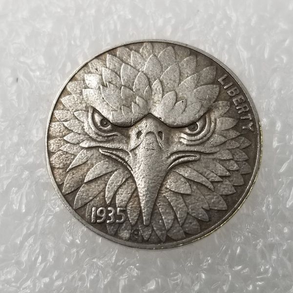 

antique crafts wanderer silver plated coin buffalo coin copy commemorative coin foreign coin coin # 343