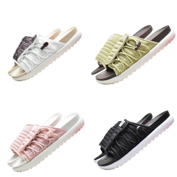 

summer new women's slippers men's classic designer shoes draw rope sports sandals fashion couple platform shoes outdoor non-slip b, Black