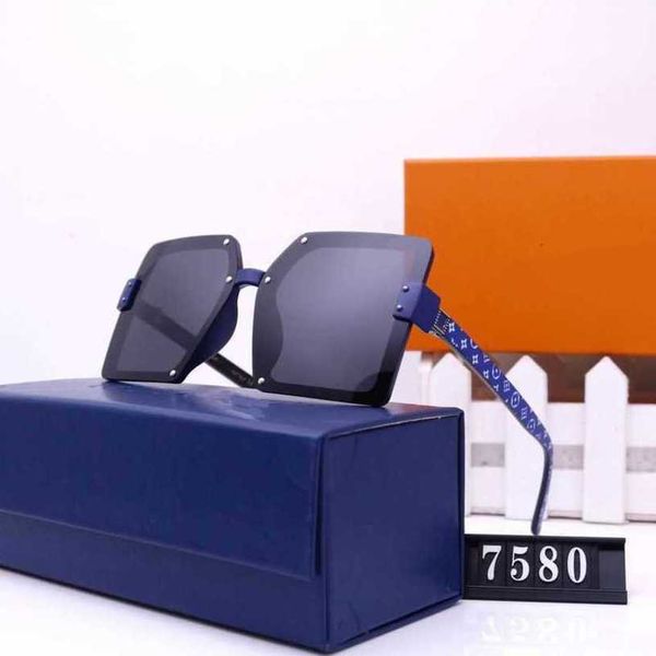 

luxury designer sunglasses 20% off overseas polarized travel fashion glasses 7580, White;black