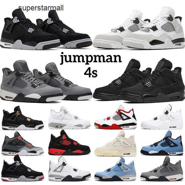 

2023 military black 4 men basketball shoes black cat canvas jumpman 4s fire red white oreo j4 womens mens trainers sports sneakers tennis ou
