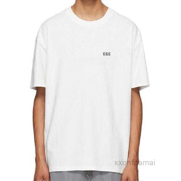 

ess t-shirts casual clothes crew neck tees men women leisure style weenkend short sleeve letter shirts soft wear oversize 3xl 4xl kmlb, White;black