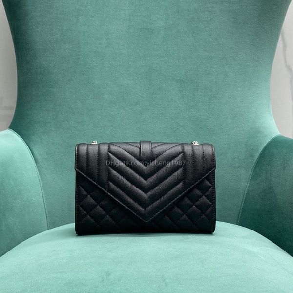 

10a y envelope designer shoulder bags fashion luxury leather bags handbags new style woman lady crossbody thread cowhide plain classic chain, Black;red