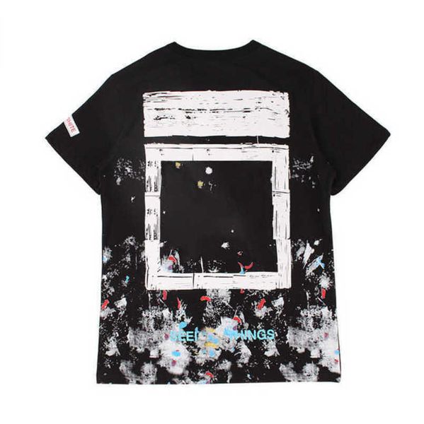 

luxury designer summer men's t shirt offs back arrow x letters brand print women t-shirt casual cotton tees t-shirts hip hop short sle, White;black