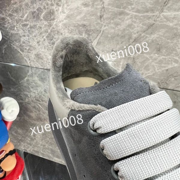 

2023men sneakers casual shoes sneakers women's platform shoes black velvet suede womens lace up men, Red;white