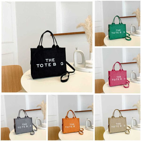 

totes marc tote bag large capacity mj shoulder luxurys handbag letter print advanced texture designer fashion trend shopper messenger 1106