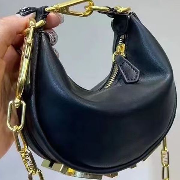 

2023 summer new designer luxury wrist bag mini crescent bag fashion versatile underarm bag single shoulder cross shoulder handheld bag women
