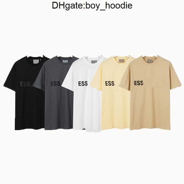 

ess fashion tshirts crew neck casual t-shirts men women leisure style summer short sleeve letter shirts 1g5r, White;black