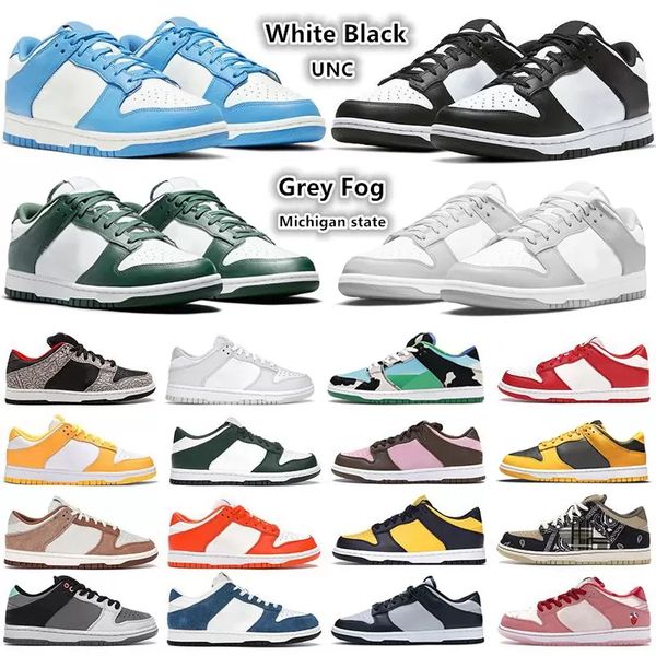 

2023 designer running shoes black white panda pn grey fog kentucky university red brazil syracuse chicago low trainers sports sneakers size