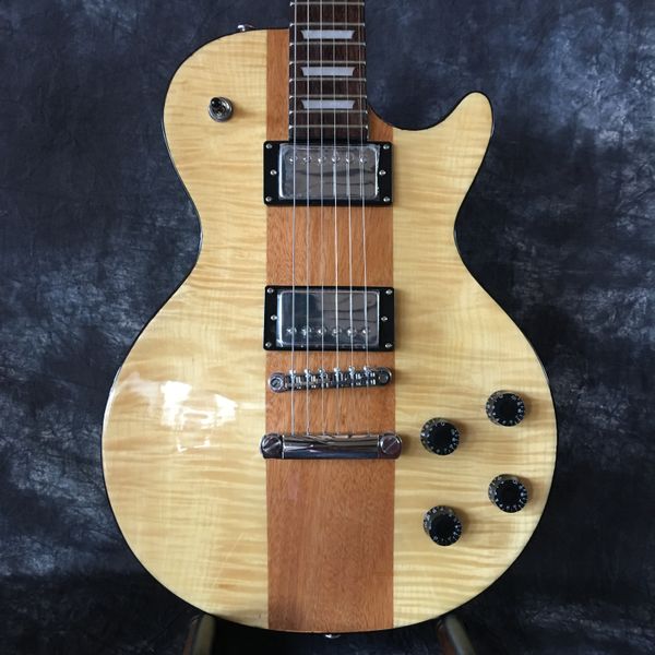 

china oem electric guitar burlywood color guitar real ps