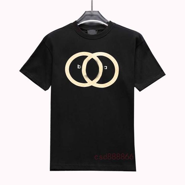

30% off men's t-shirt t shirt slim fit short sleeve cotton breathable tee r luxury letters print shirts 2023 spring summer high street, White;black