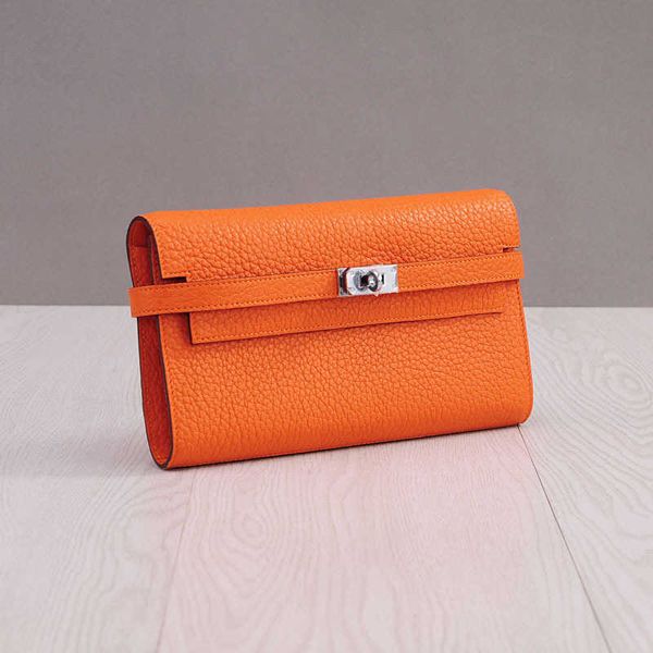 

kellies bag h bag 2023 new simple genuine leather wallet women's long head layer cowhide handbag litchi pattern fashion bag r4bv
