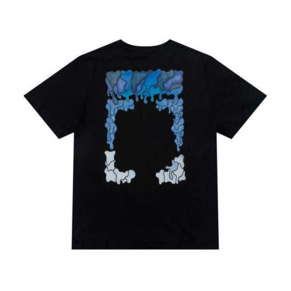 

summer luxury designer men's t shirt white back arrow x letters brand print women t-shirt casual cotton tees t-shirts hip hop short sle, White;black
