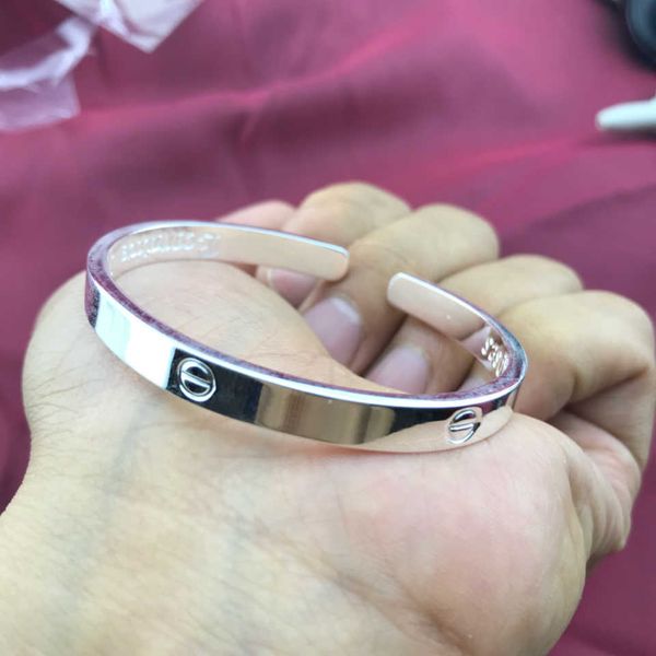

designer bracelet carti love bangle fashion silver bracelet slotted knife opening rose, Black