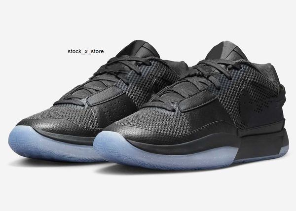 

2023 ja 1 midnight kids men basketball shoes morant anthracite metallic silver cobalt bliss sports shoe size 4-12, Black