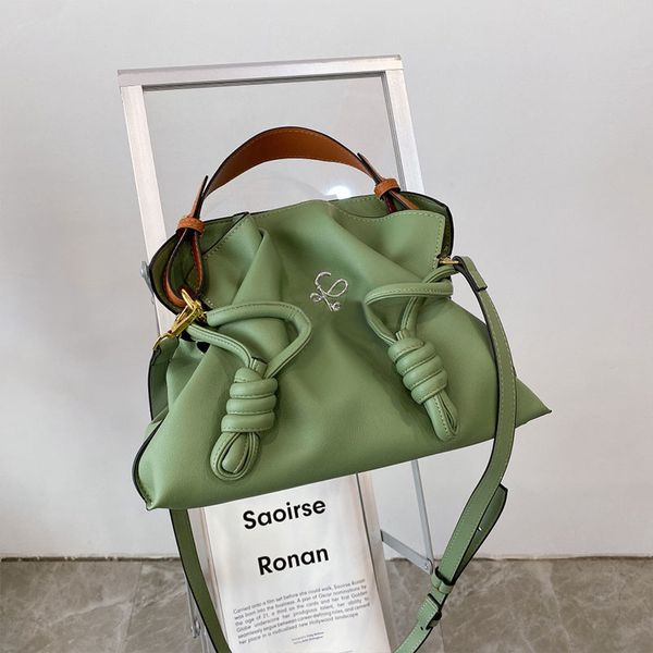 

new totes women designer handbags inner suction buckle small blessing bags drawstring purse fashion hardware letter removable shoulder strap