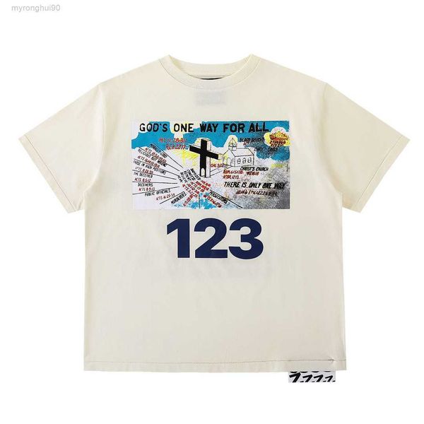 

men's t-shirts rrr123 co branded fog washed vintage church neck short sleeve t-shirt p3vx, White;black